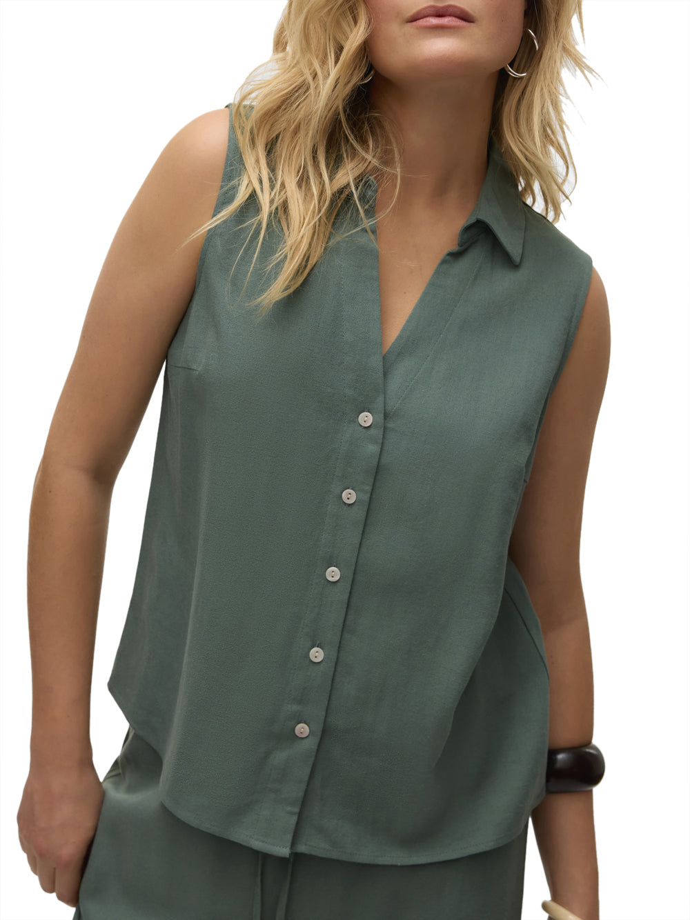 VERO MODA Camicia Donna - Verde modello 10303648