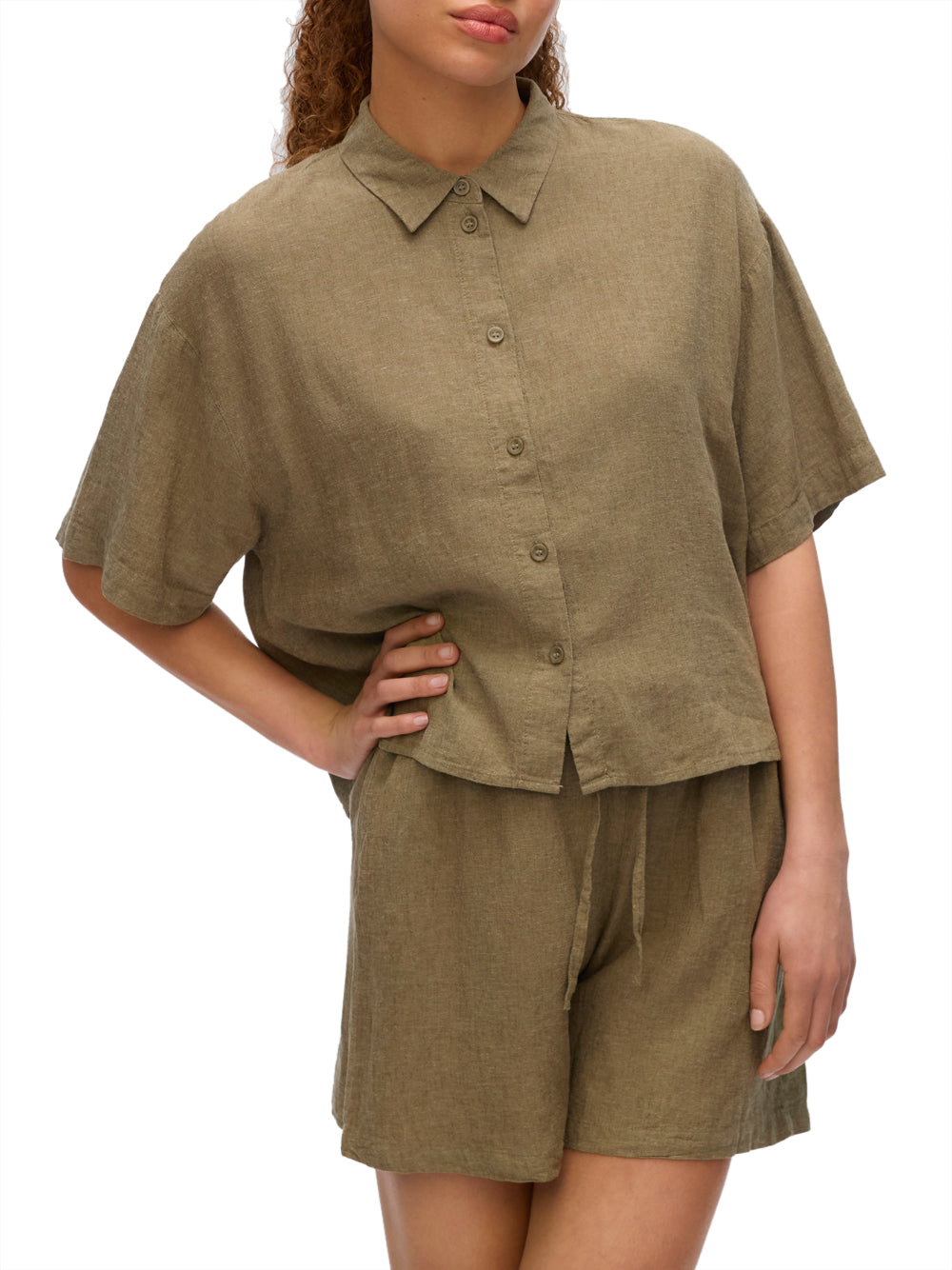 VERO MODA Camicia Donna - Verde modello 10306820