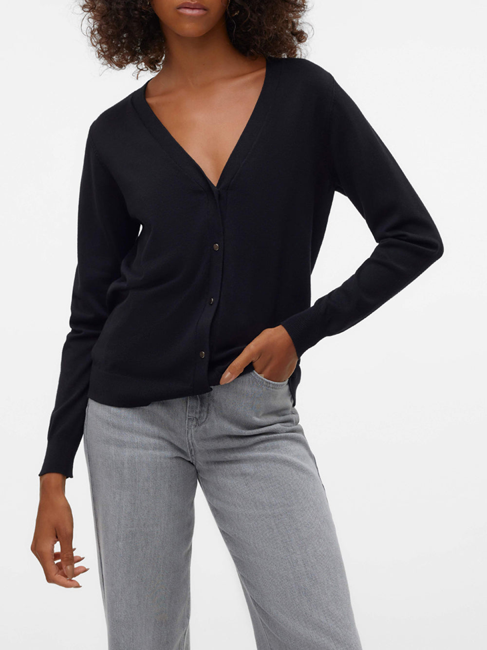 VERO MODA Cardigan Donna - Nero modello 10320456