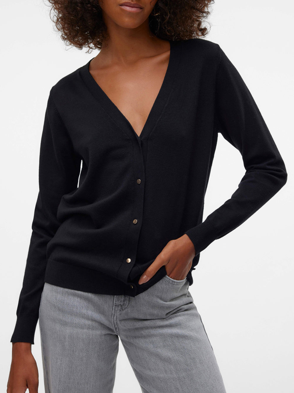 VERO MODA Cardigan Donna - Nero modello 10320456