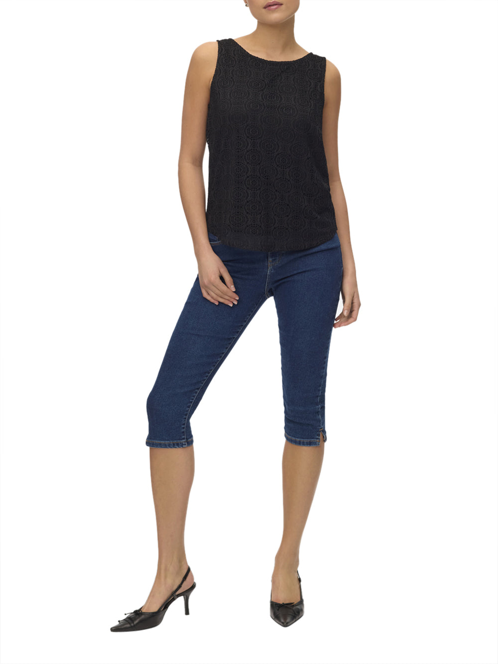 VERO MODA Top Donna - Nero modello 10325032