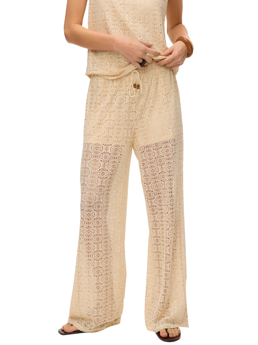 VERO MODA Pantalone Wide Leg Fit Donna - Grigio modello 10325044