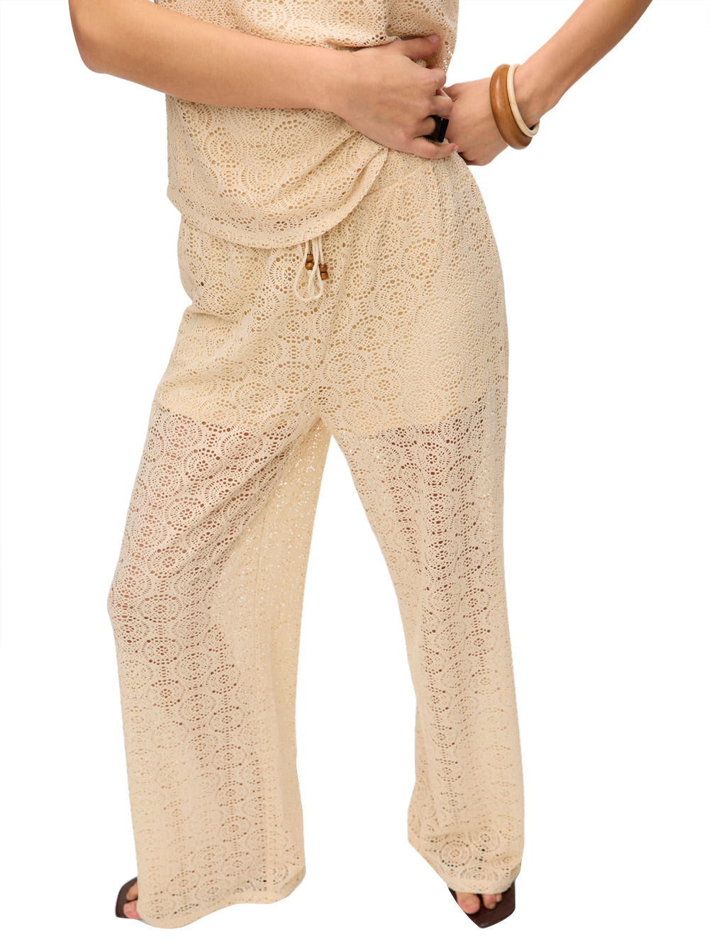 VERO MODA Pantalone Wide Leg Fit Donna - Grigio modello 10325044