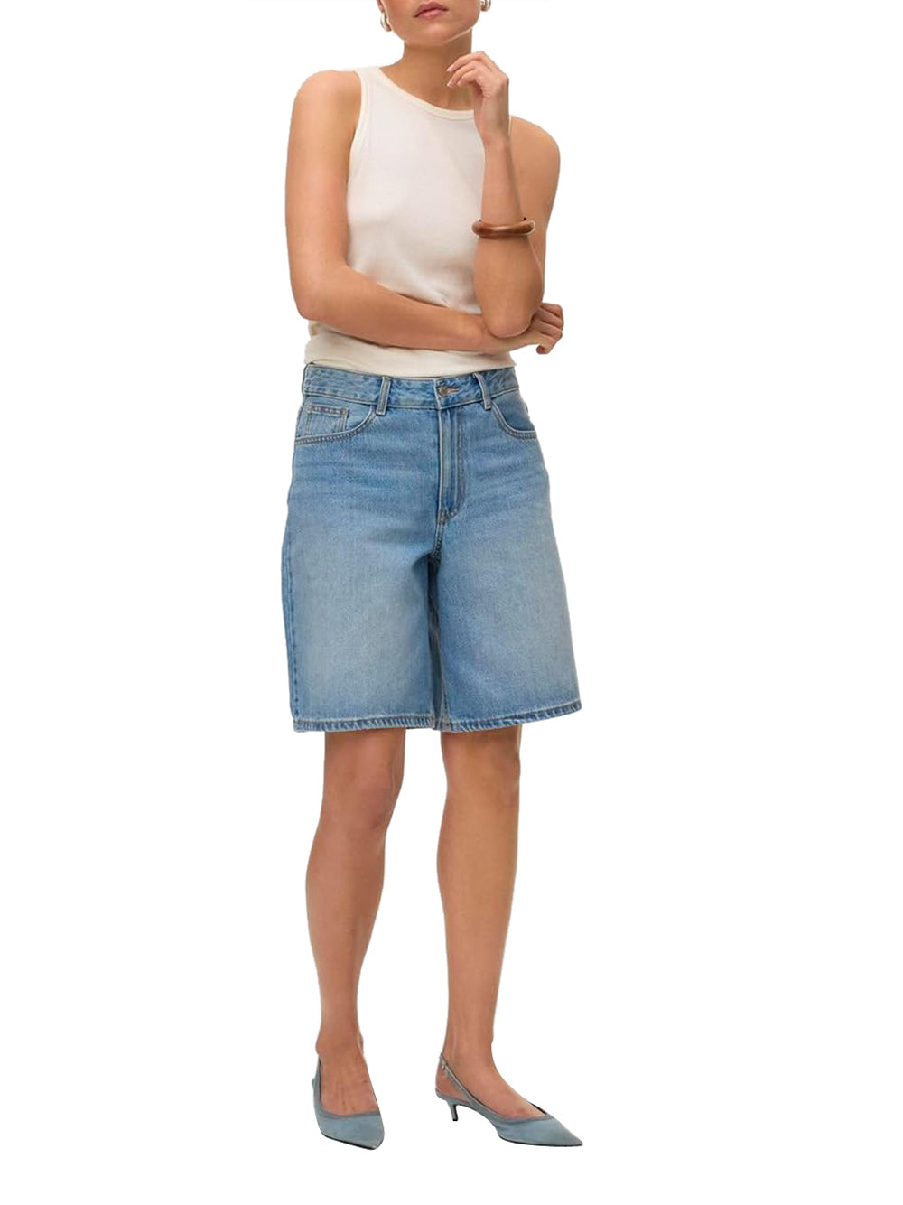 VERO MODA Shorts Donna - Blu modello 10328836