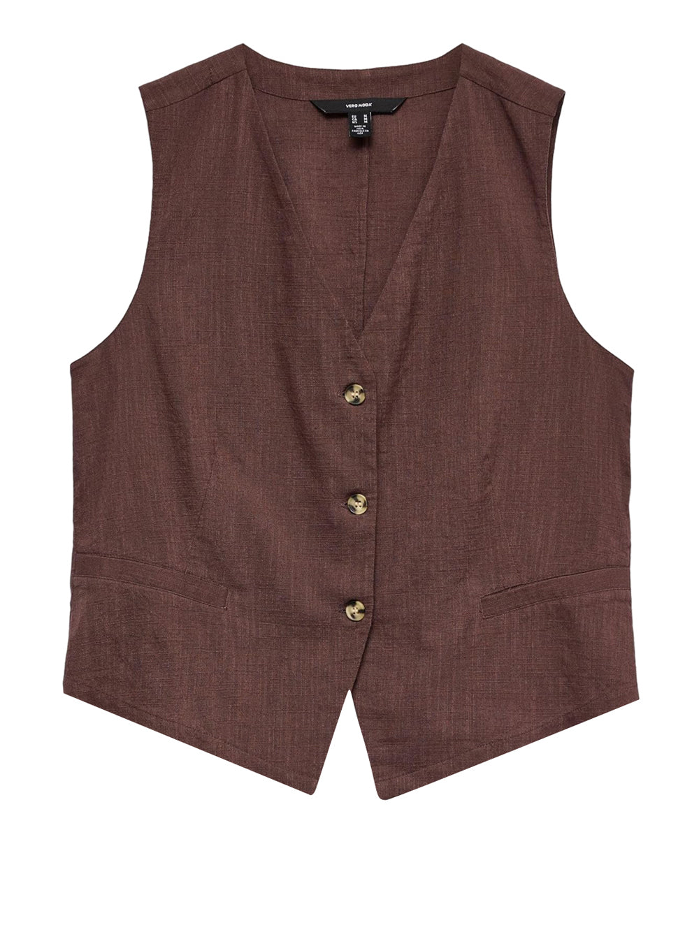 VERO MODA Gilet Donna - Marrone modello 10333795