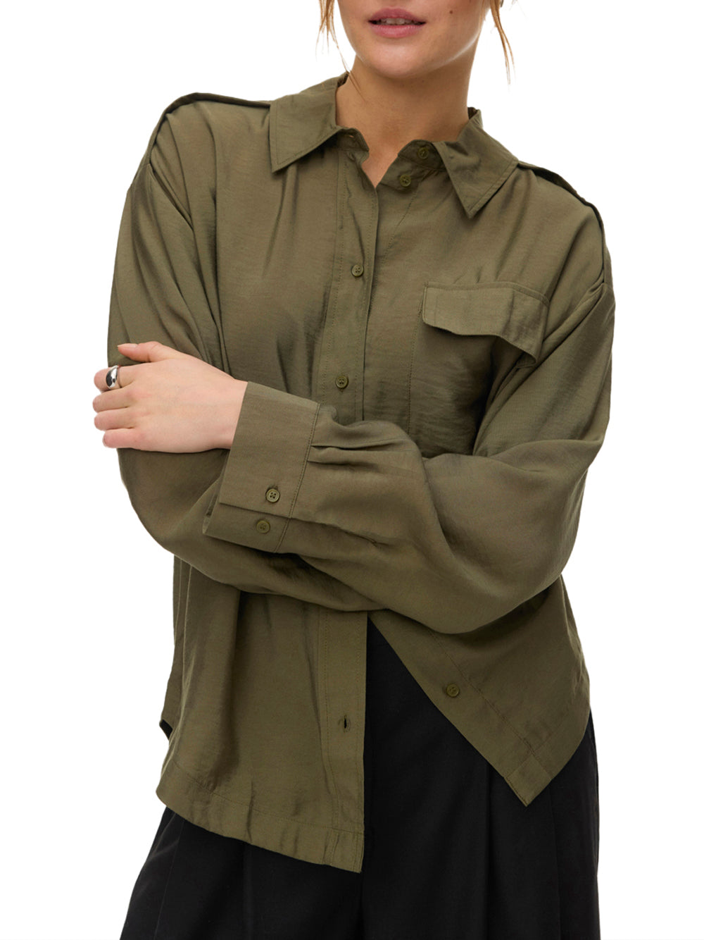 VERO MODA Camicia Donna - Verde modello 10338756