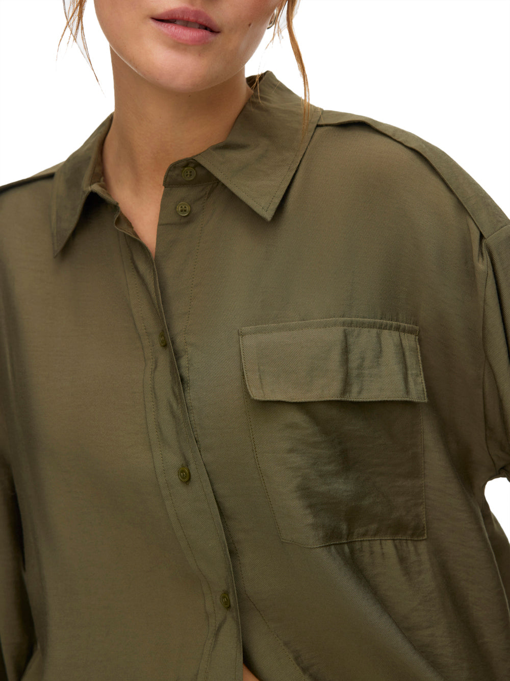 VERO MODA Camicia Donna - Verde modello 10338756