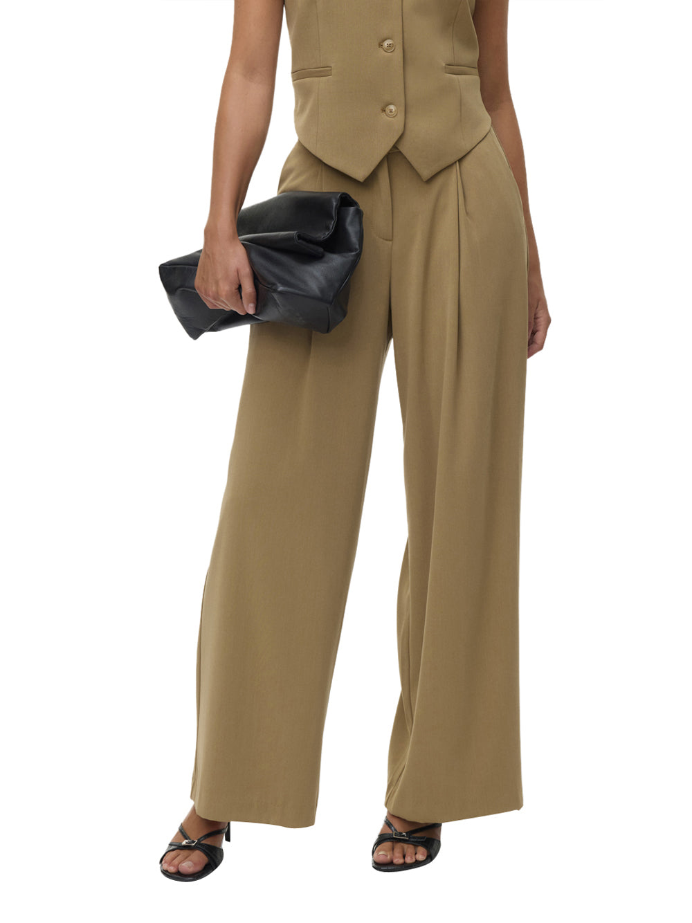 VERO MODA Pantalone Donna - Marrone modello 10340019