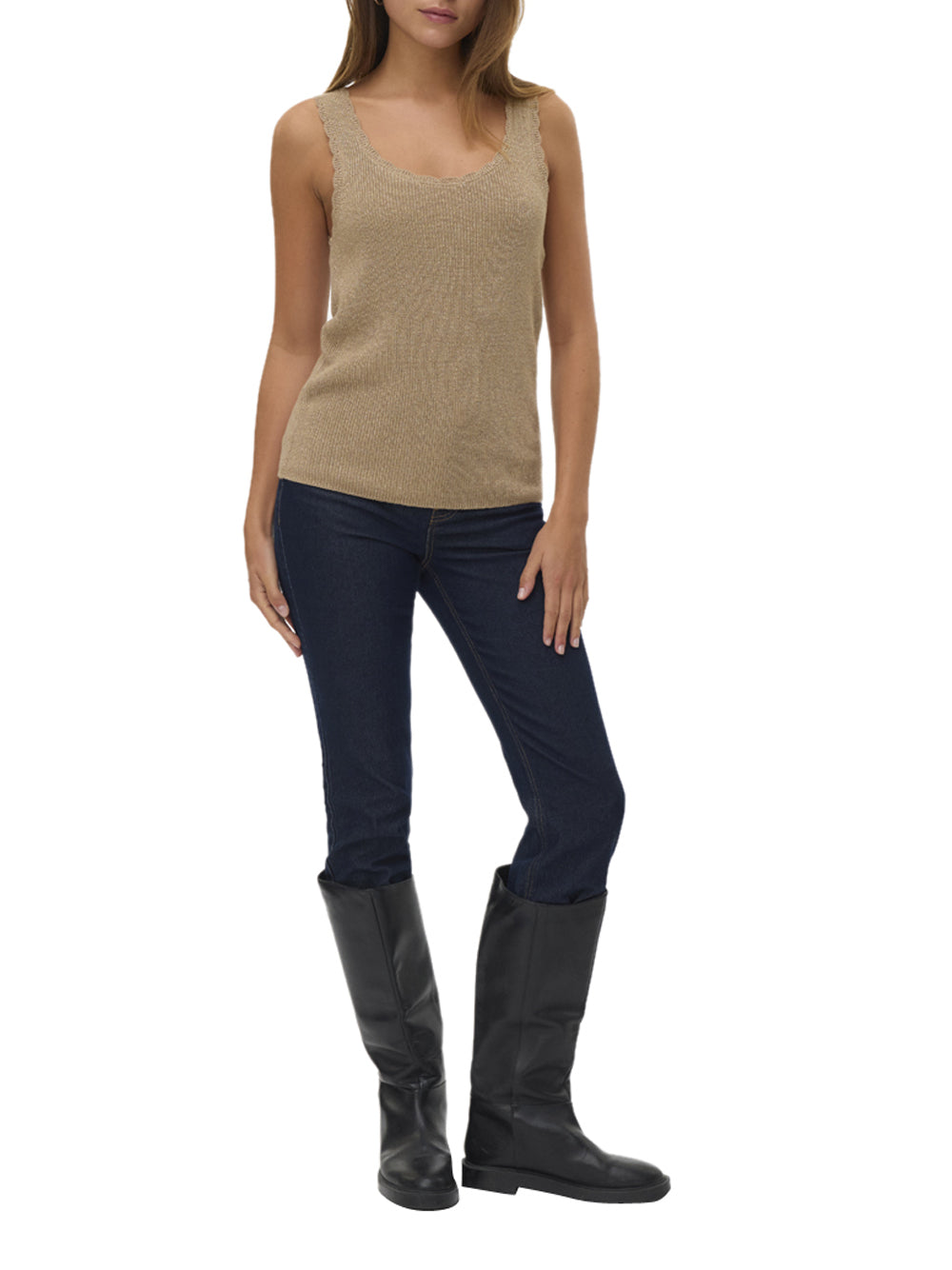 VERO MODA Canotta Donna - Marrone modello 10340056