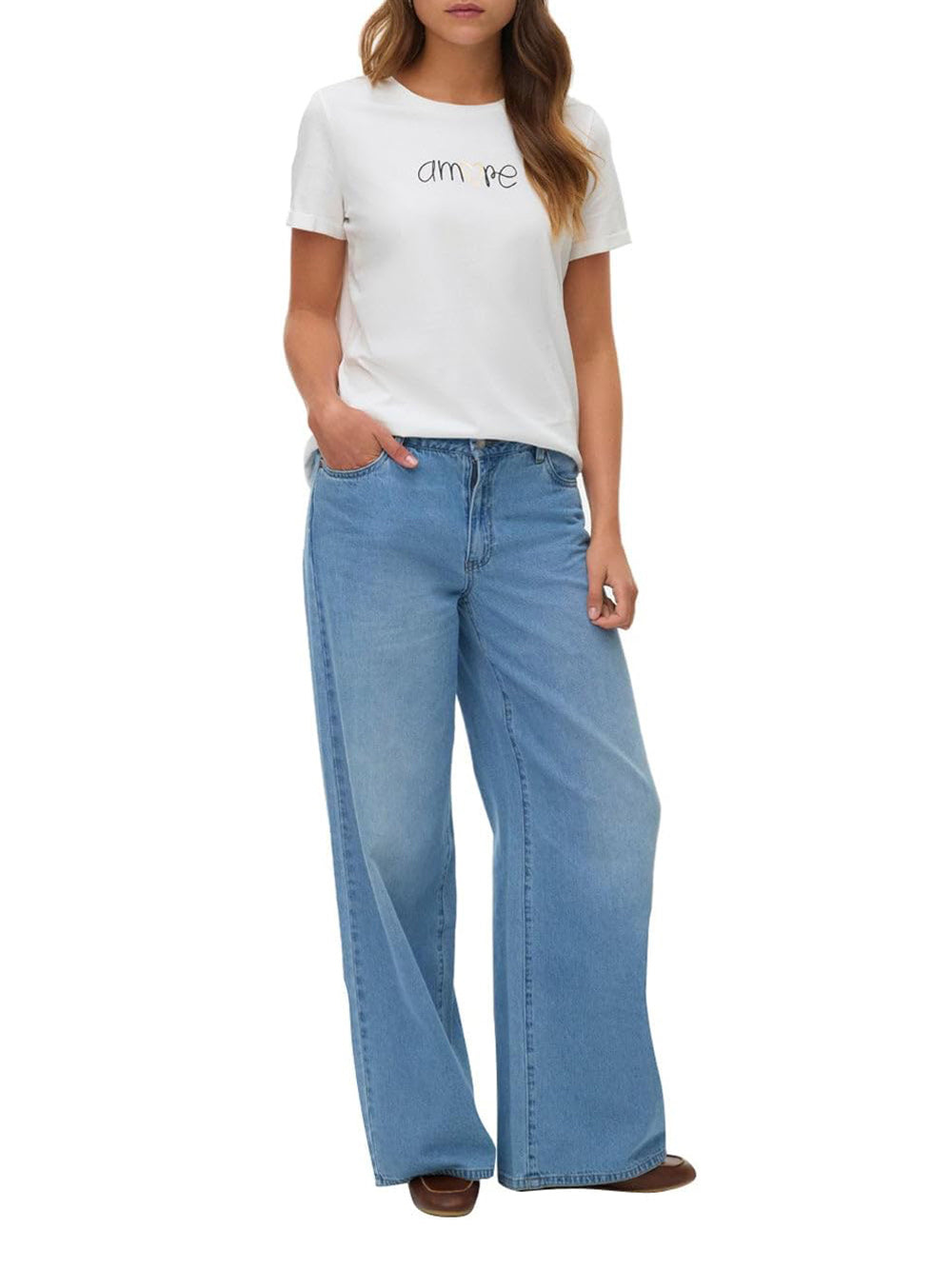 VERO MODA Top Donna - Bianco modello 10340181