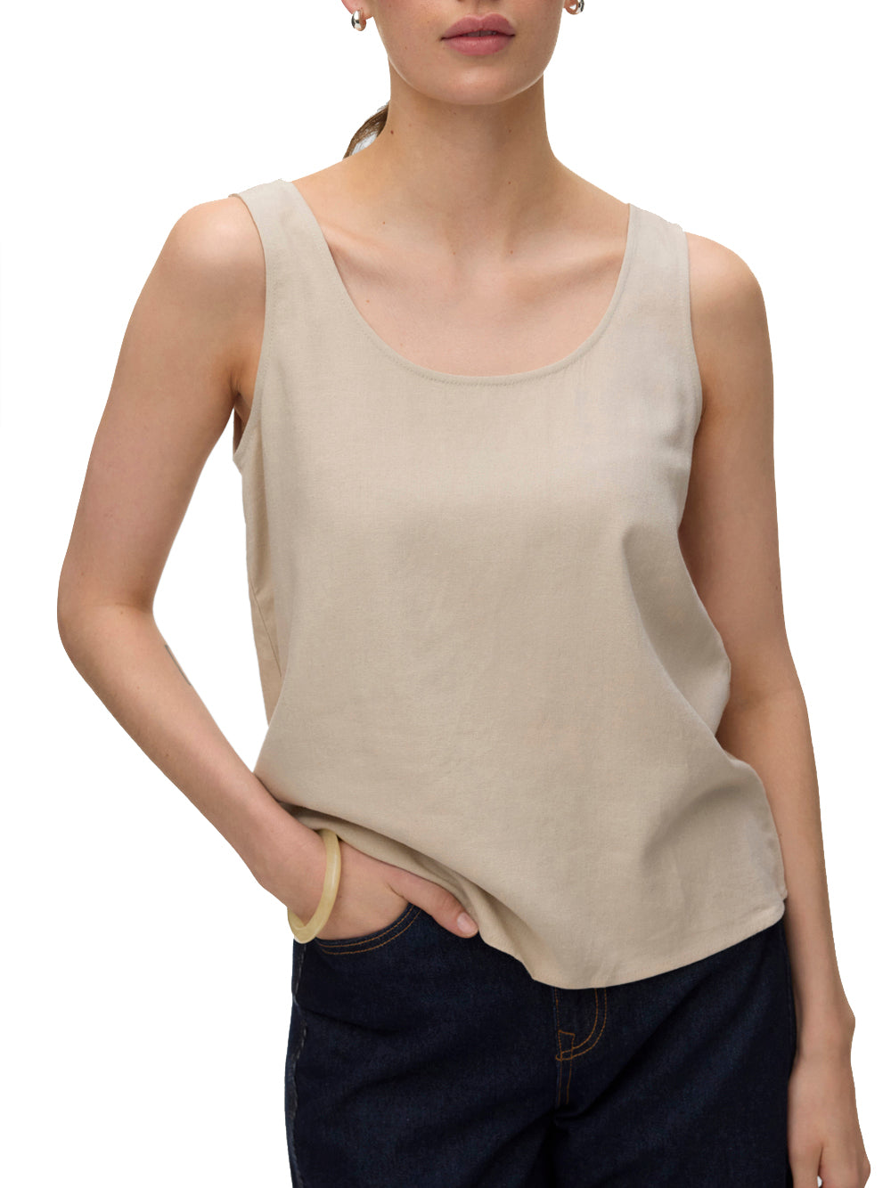 VERO MODA Top Donna - Grigio modello 10340320