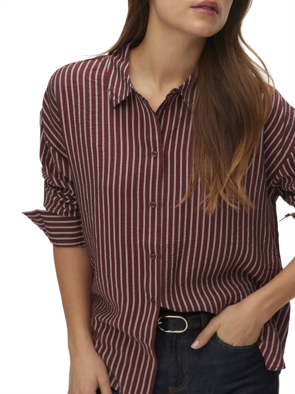 VERO MODA Camicia Donna - Marrone modello 10340687