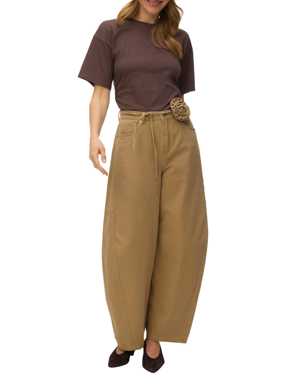 VERO MODA Jeans Donna - Marrone modello 10343028