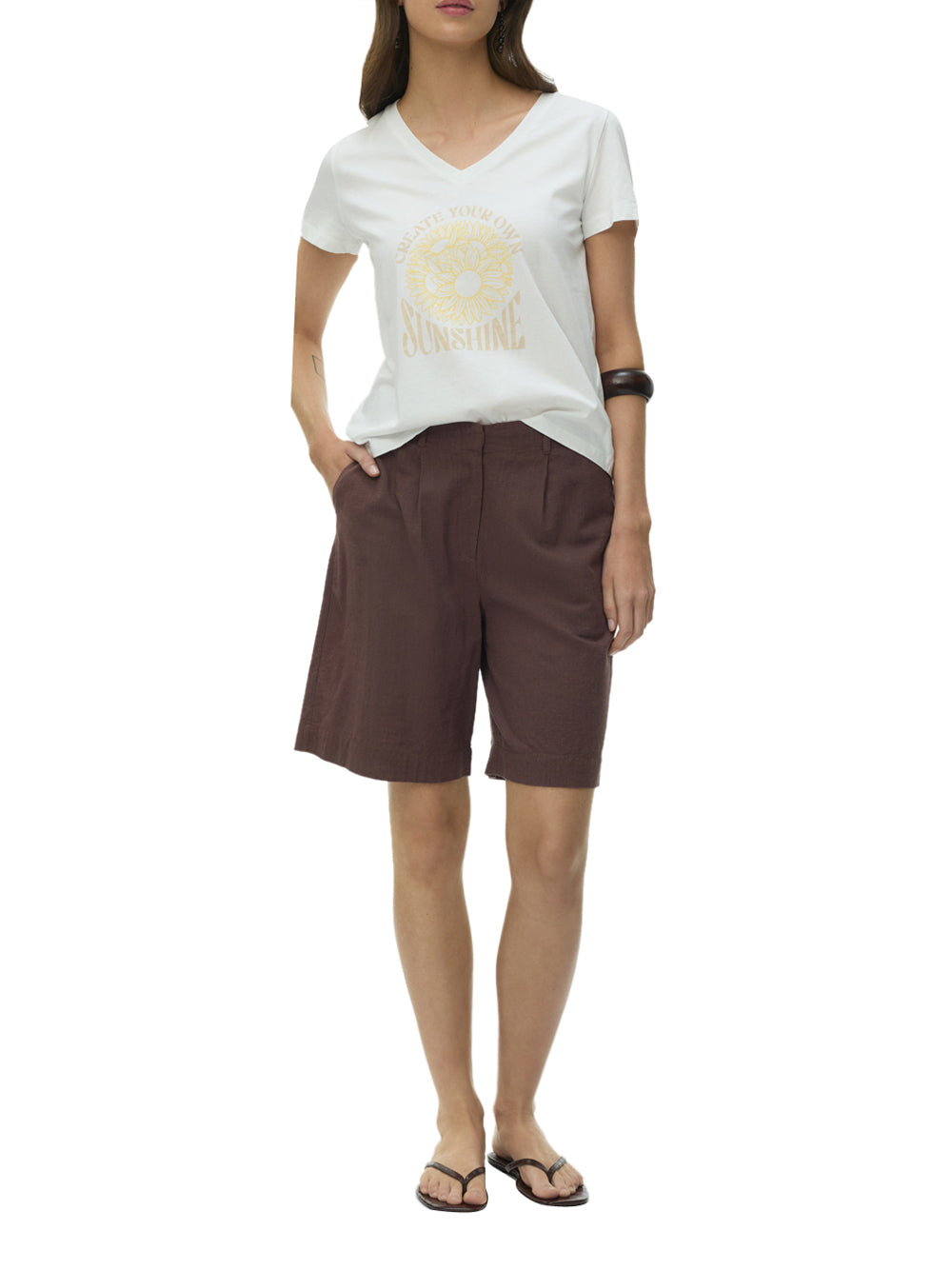 VERO MODA Shorts Donna - Grigio modello 10344940