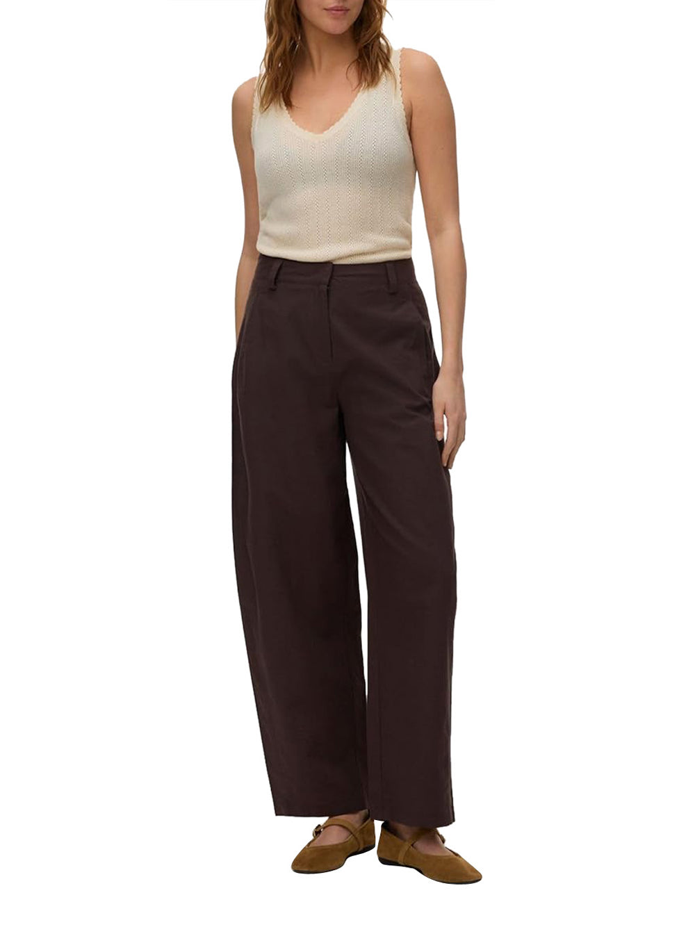 VERO MODA Pantalone Donna - Marrone modello 10345666