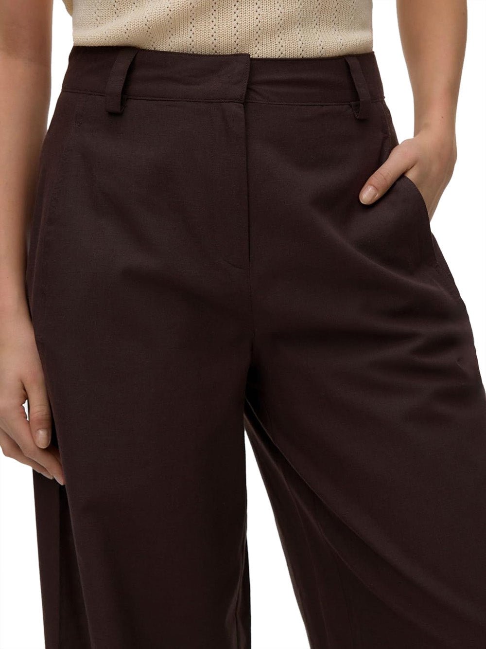 VERO MODA Pantalone Donna - Marrone modello 10345666