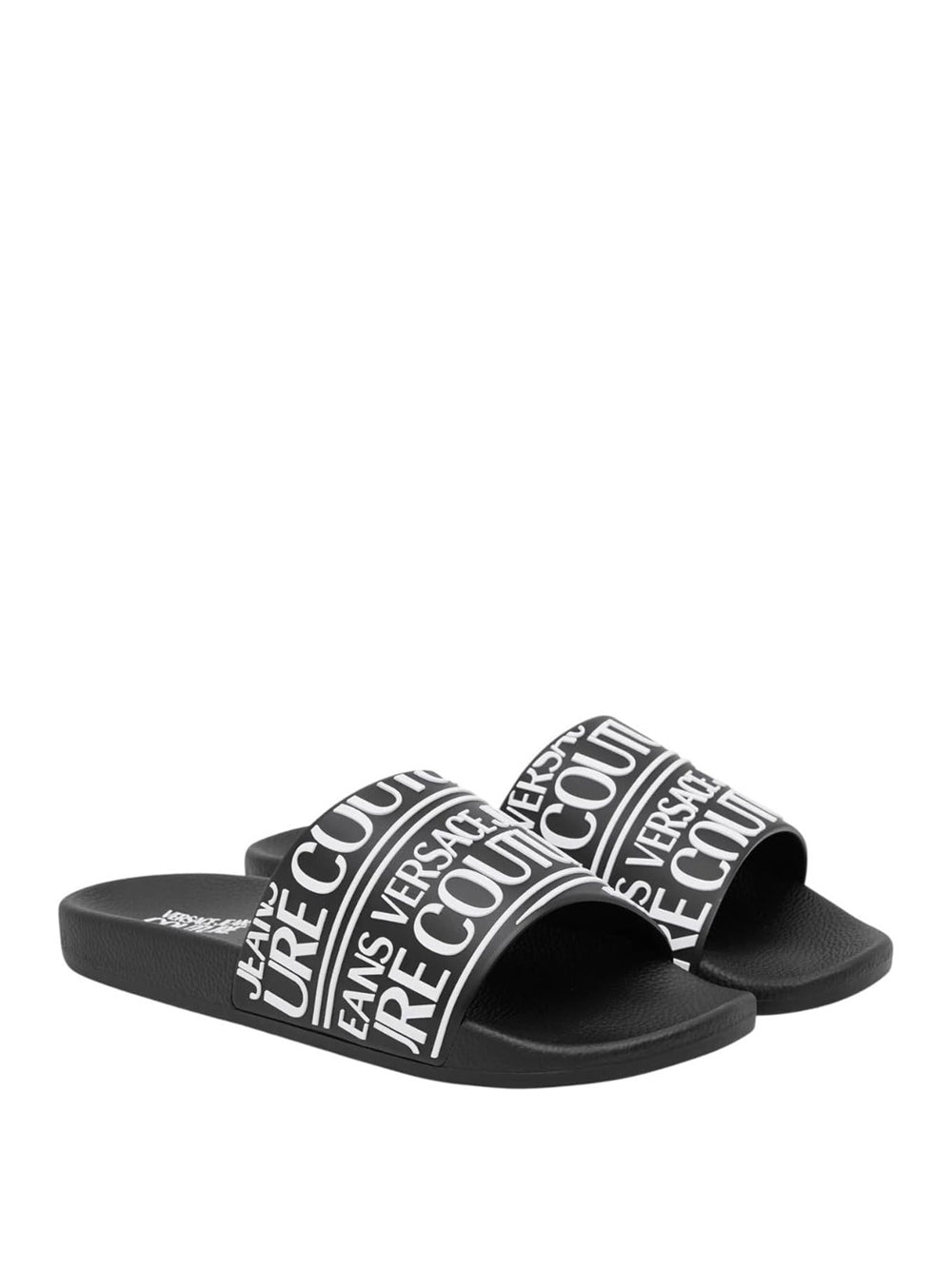 VERSACE JEANS COUTURE Ciabatte slippers Uomo - Nero modello 80YA3SQ1