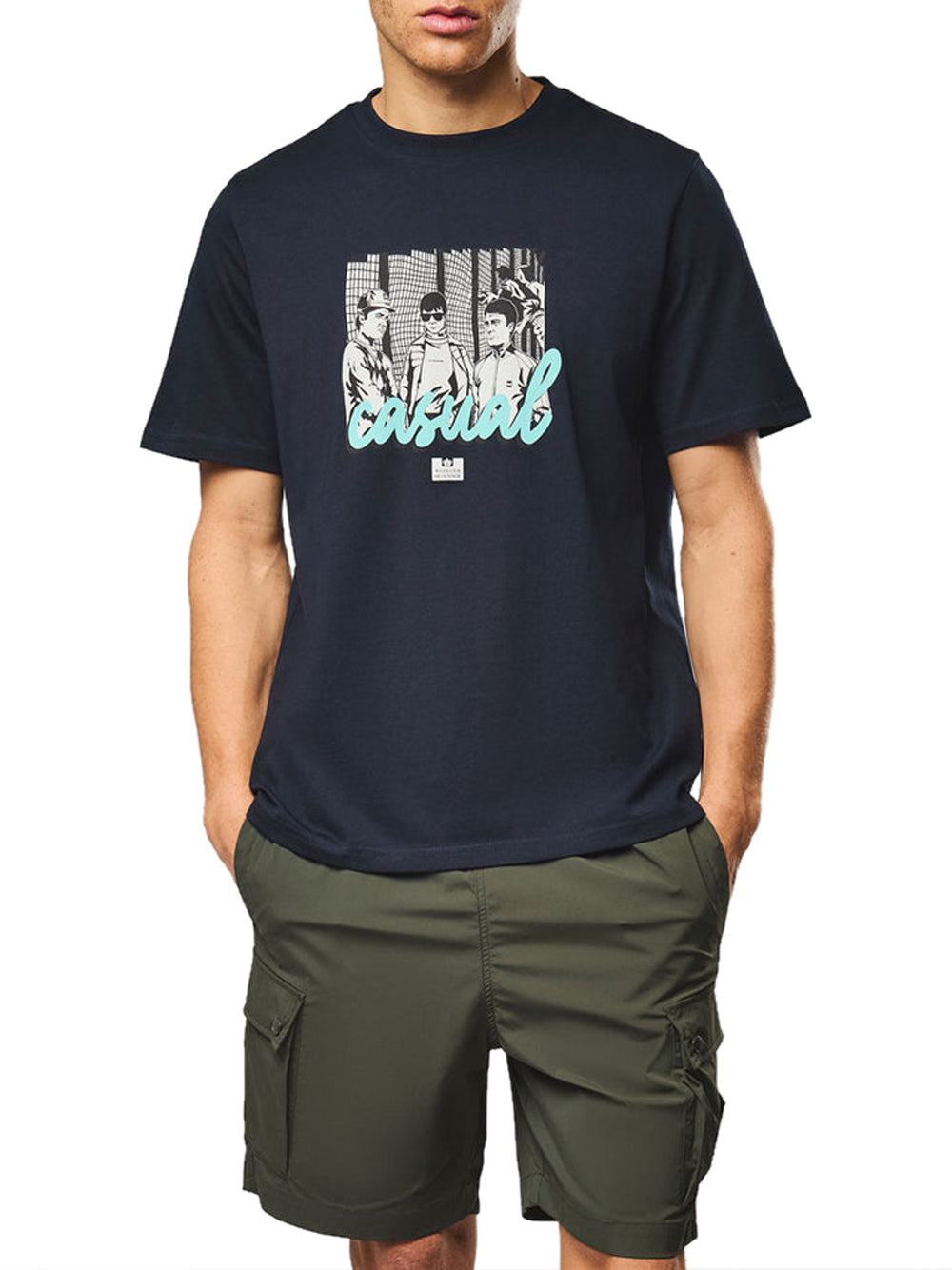WEEKEND OFFENDER T-shirt Uomo - Blu modello PT1B05