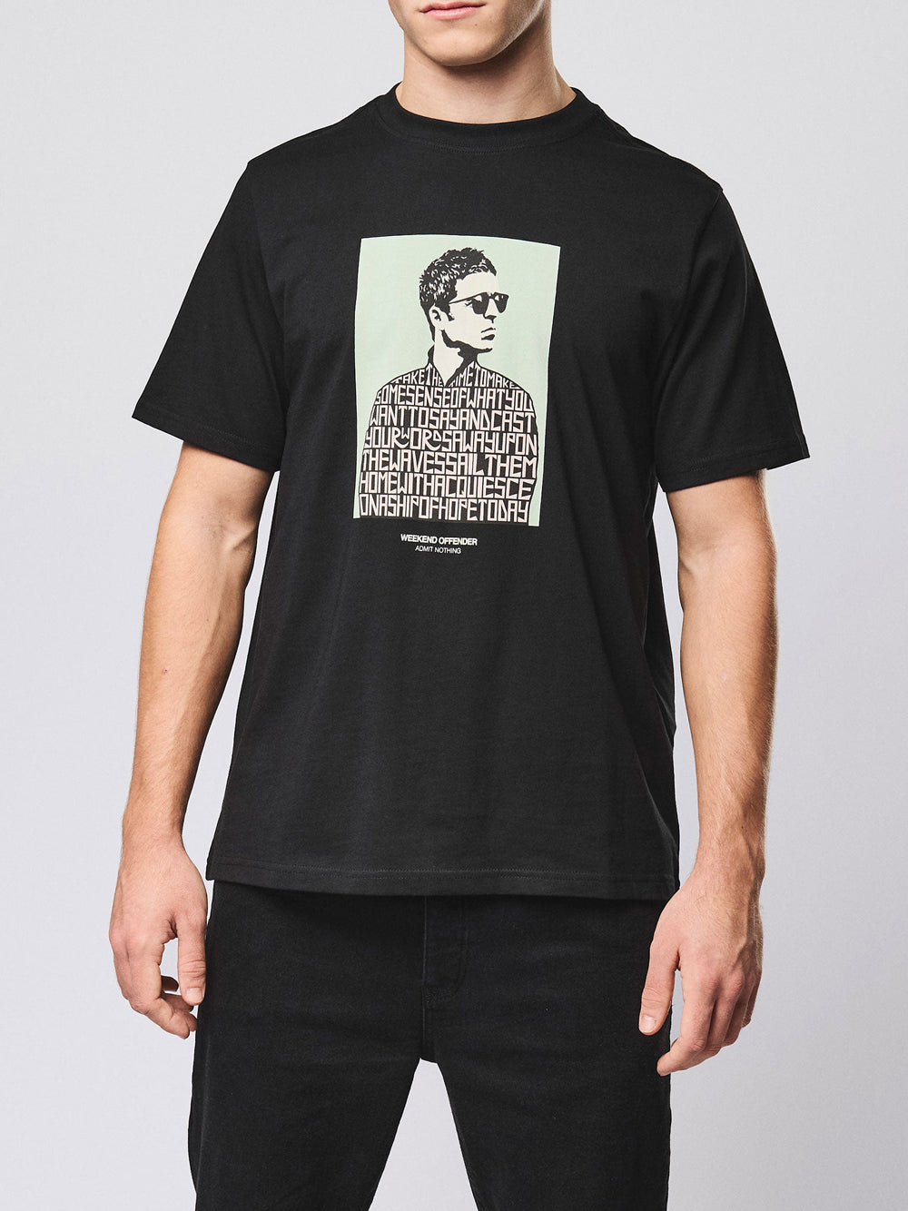 WEEKEND OFFENDER T-shirt Uomo - Nero modello PT1B08