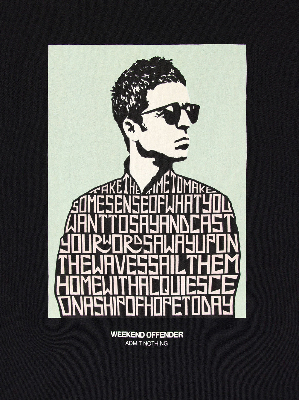 WEEKEND OFFENDER T-shirt Uomo - Nero modello PT1B08