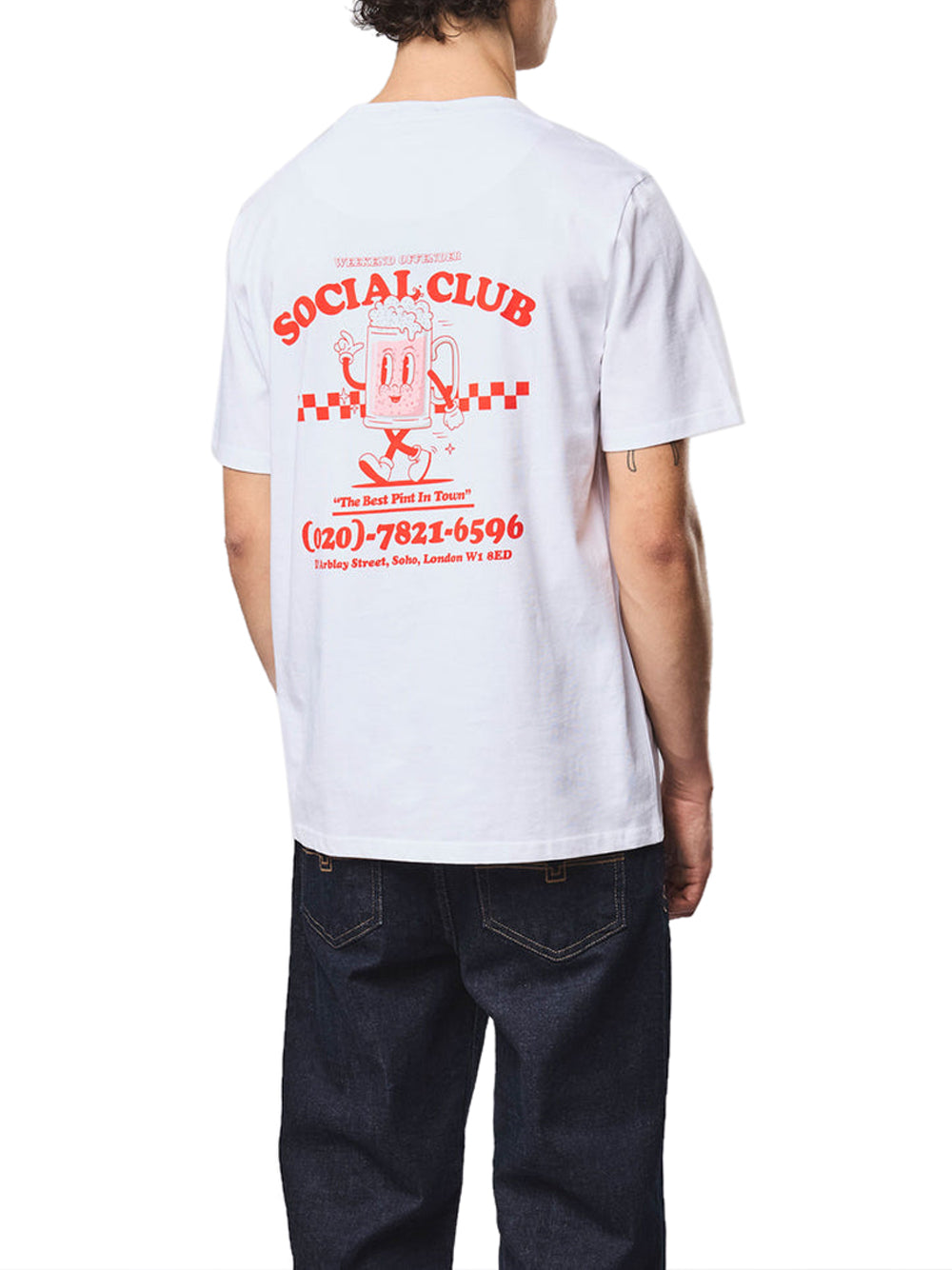 WEEKEND OFFENDER T-shirt Uomo - Bianco modello PT1B18
