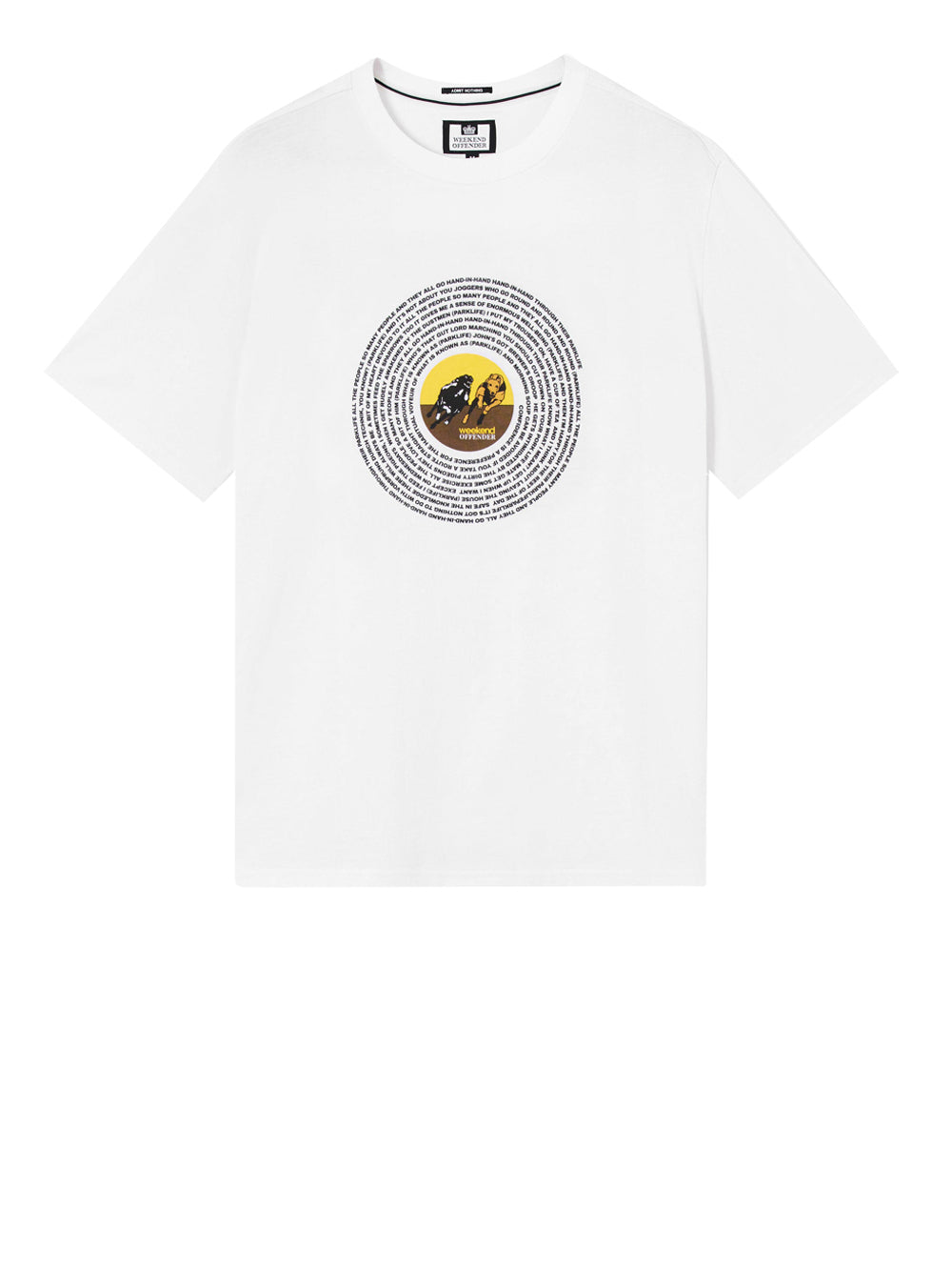 WEEKEND OFFENDER T-shirt Uomo - Bianco modello PT1B30