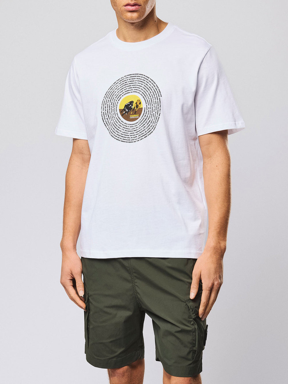 WEEKEND OFFENDER T-shirt Uomo - Bianco modello PT1B30