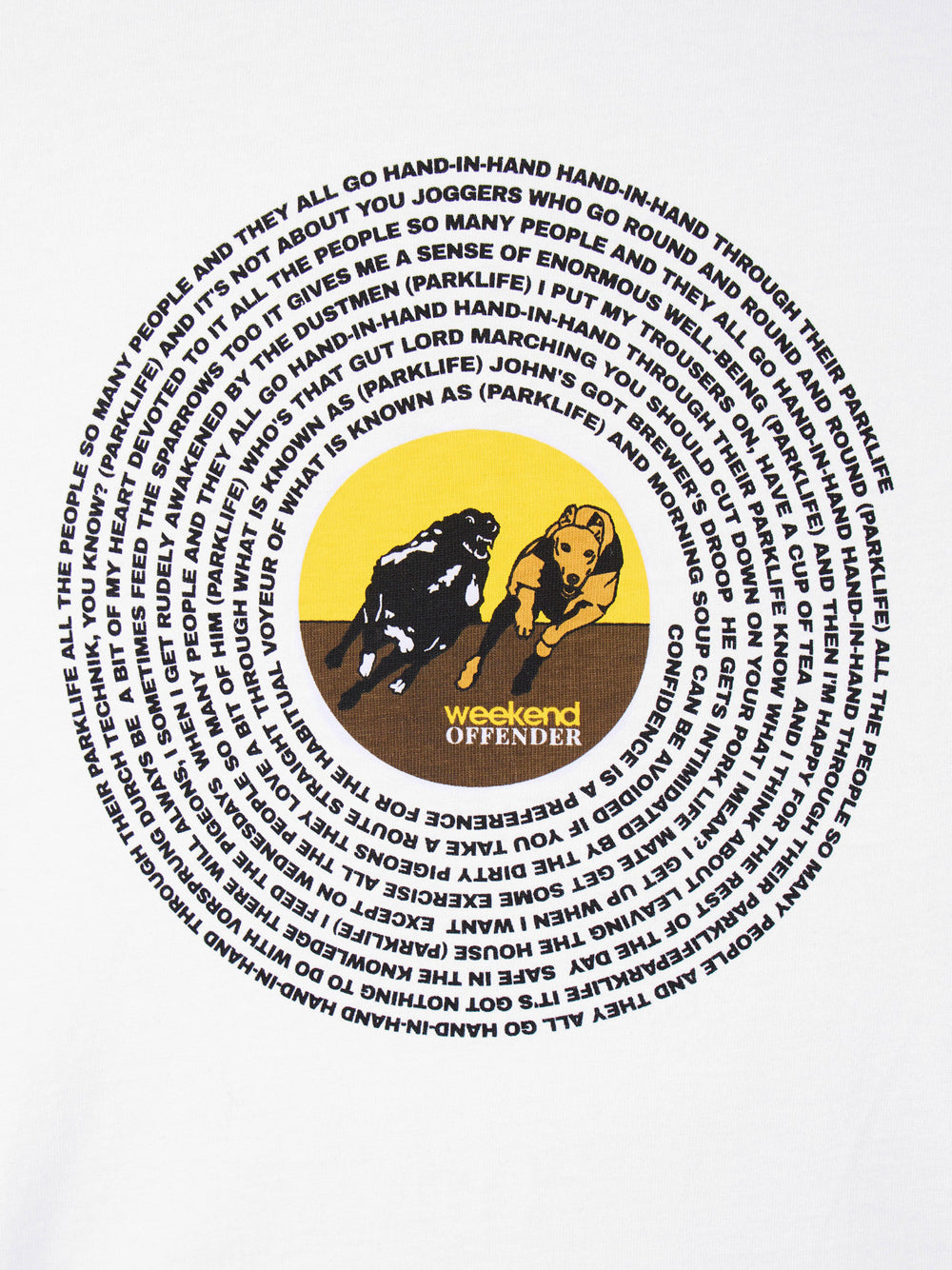 WEEKEND OFFENDER T-shirt Uomo - Bianco modello PT1B30