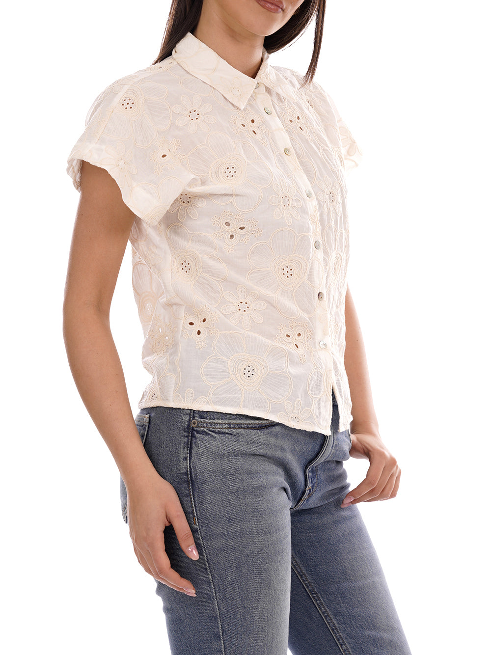 YES ZEE Camicia Donna - Bianco modello C220E900
