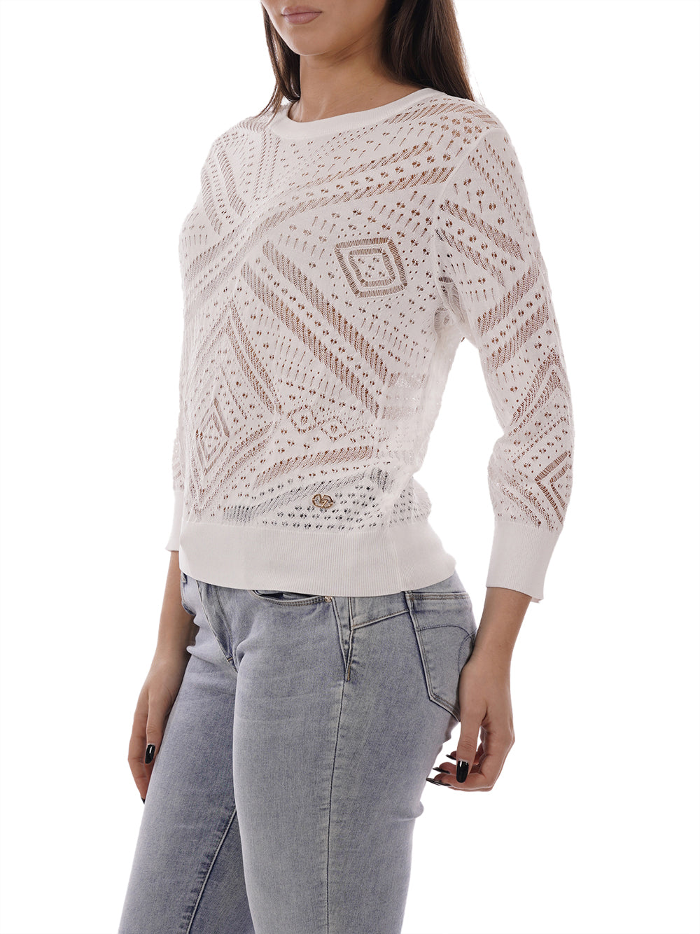 YES ZEE Maglia Donna - Bianco modello M437BR00
