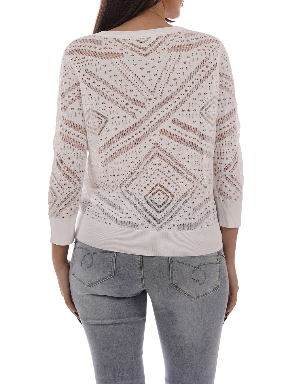 YES ZEE Maglia Donna - Bianco modello M437BR00