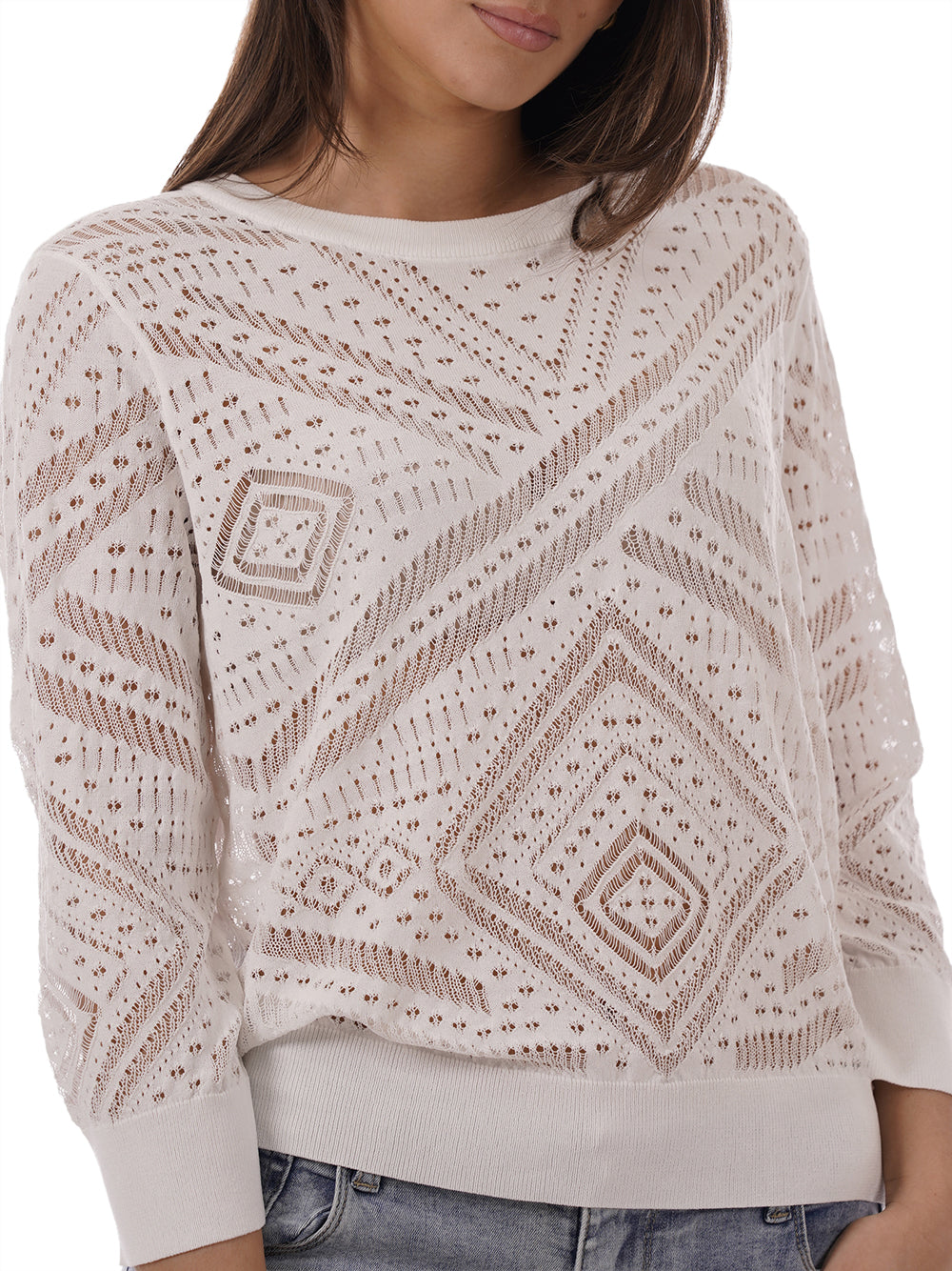 YES ZEE Maglia Donna - Bianco modello M437BR00