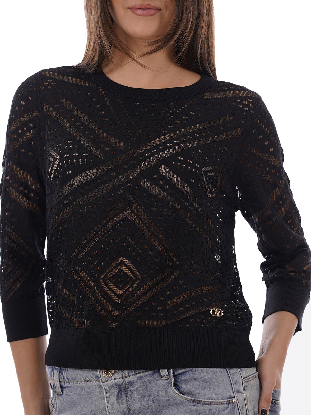 YES ZEE Maglia Donna - Nero modello M437BR00