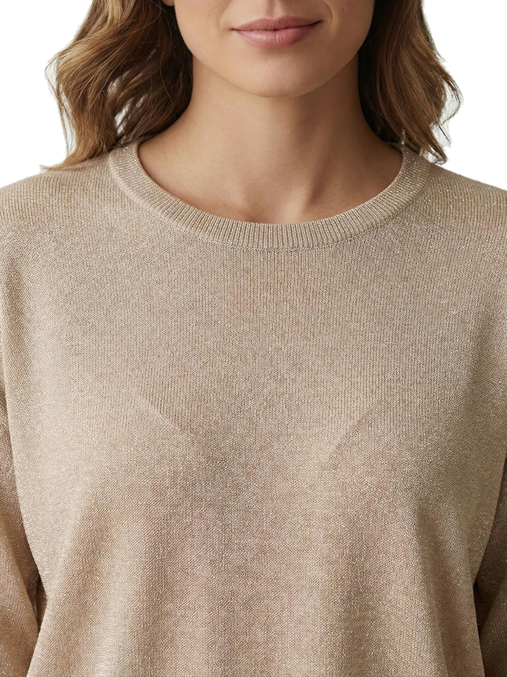 YES ZEE Maglia Donna - Beige modello M447LH00