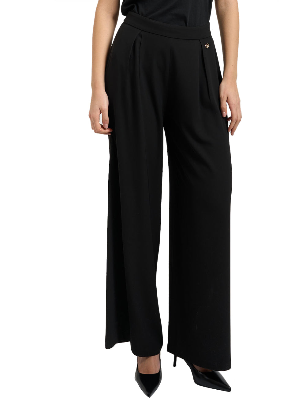YES ZEE Pantalone Donna - Nero modello P333CB00