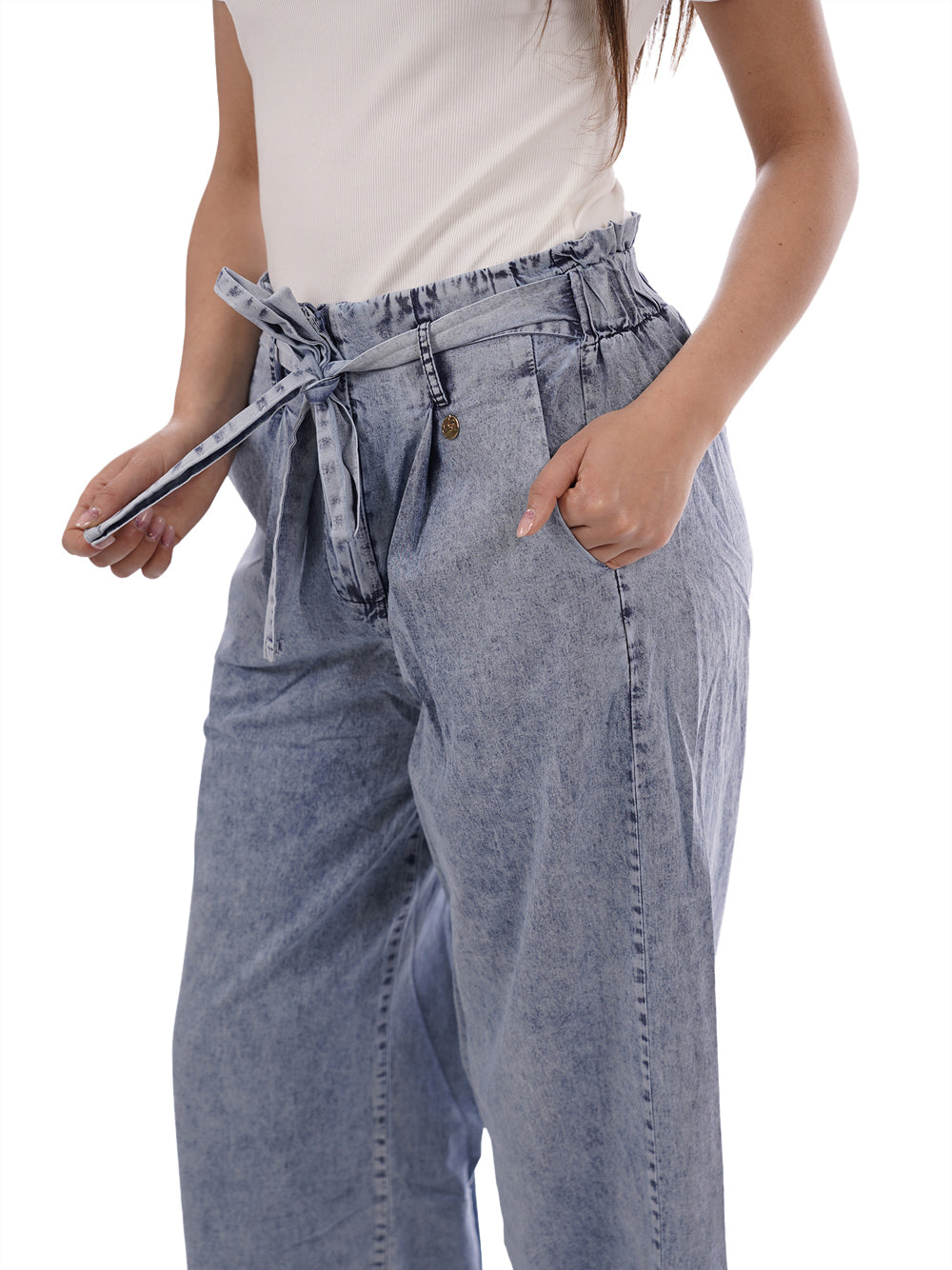 YES ZEE Pantalone Donna - Blu modello P387EB00