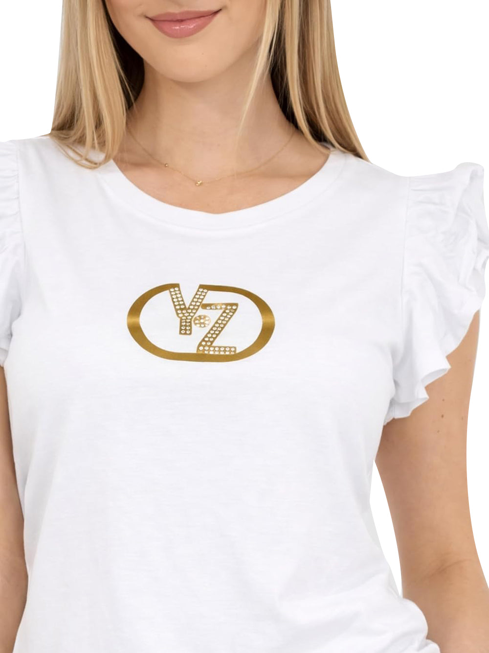 YES ZEE T-shirt Donna - Bianco modello T209S100