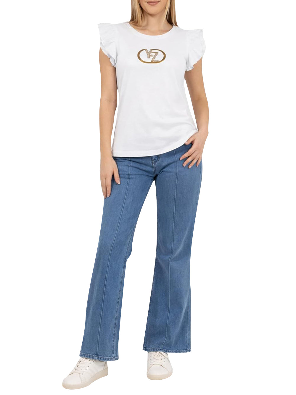 YES ZEE T-shirt Donna - Bianco modello T209S100