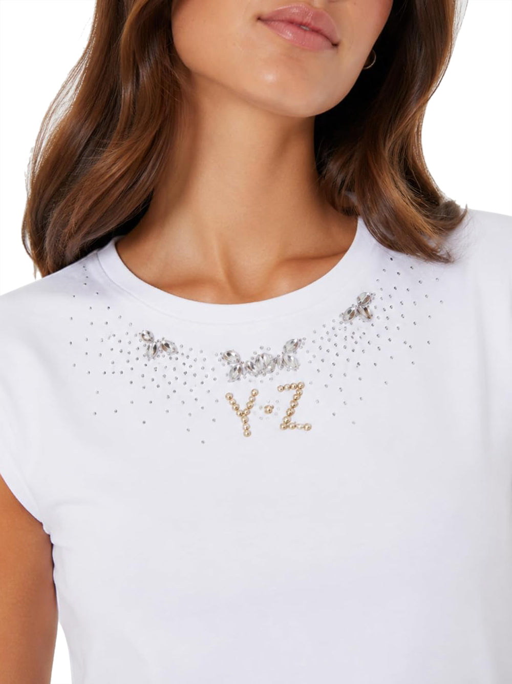 YES ZEE T-shirt Donna - Bianco modello T212JX00