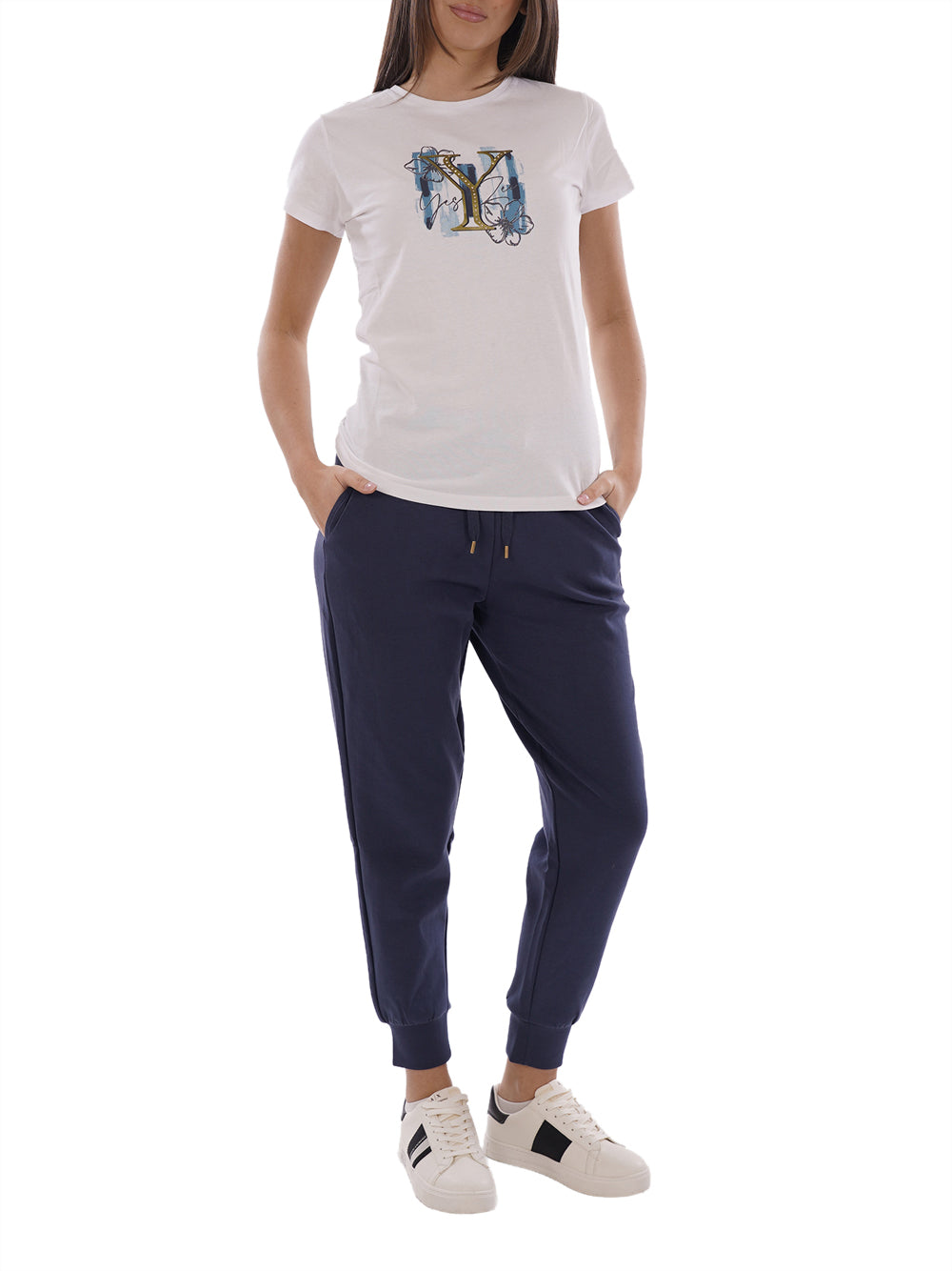 YES ZEE T-shirt Donna - Bianco modello T222T901