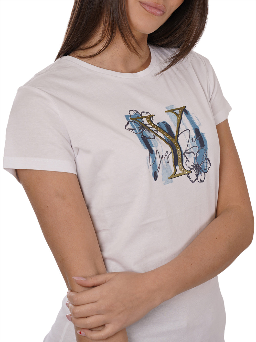 YES ZEE T-shirt Donna - Bianco modello T222T901