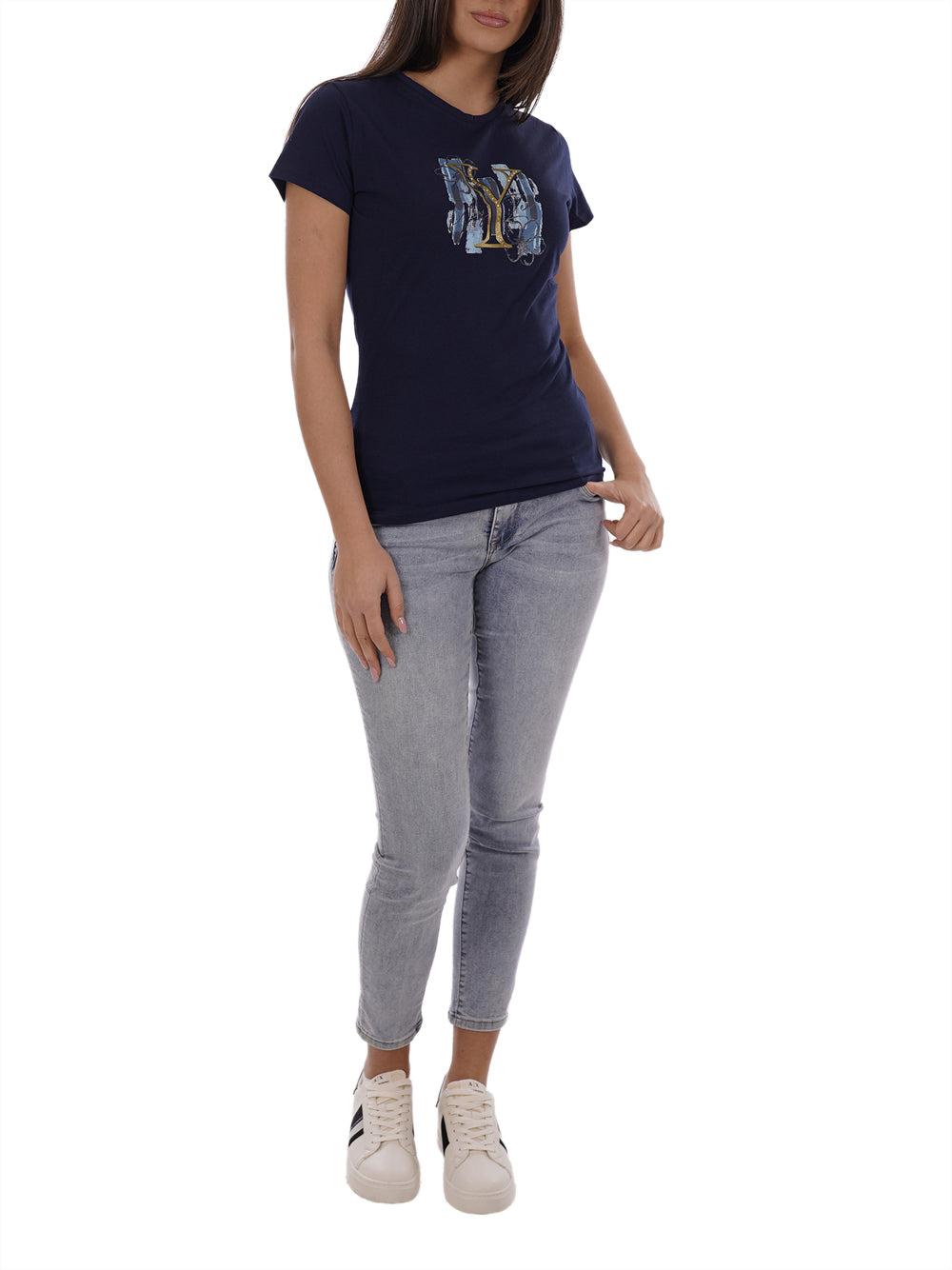 YES ZEE T-shirt Donna - Blu modello T222T901