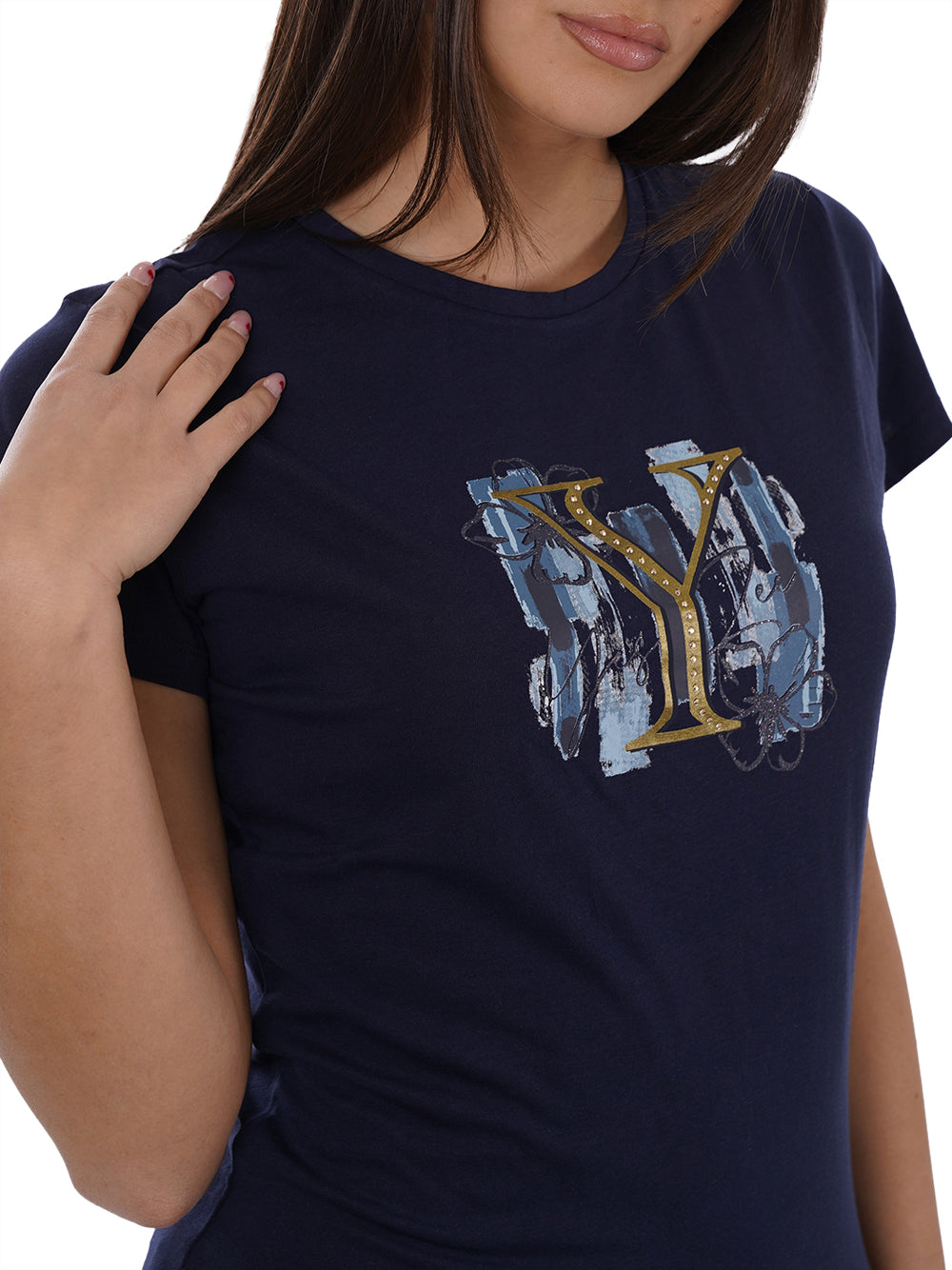 YES ZEE T-shirt Donna - Blu modello T222T901