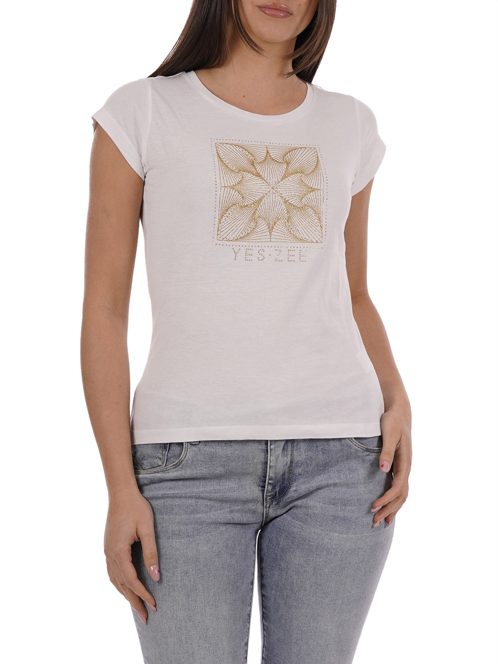 YES ZEE T-shirt Donna - Bianco modello T257T900