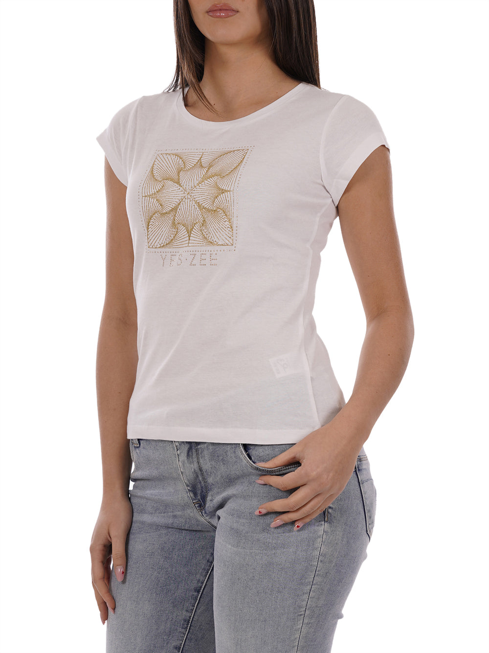 YES ZEE T-shirt Donna - Bianco modello T257T900