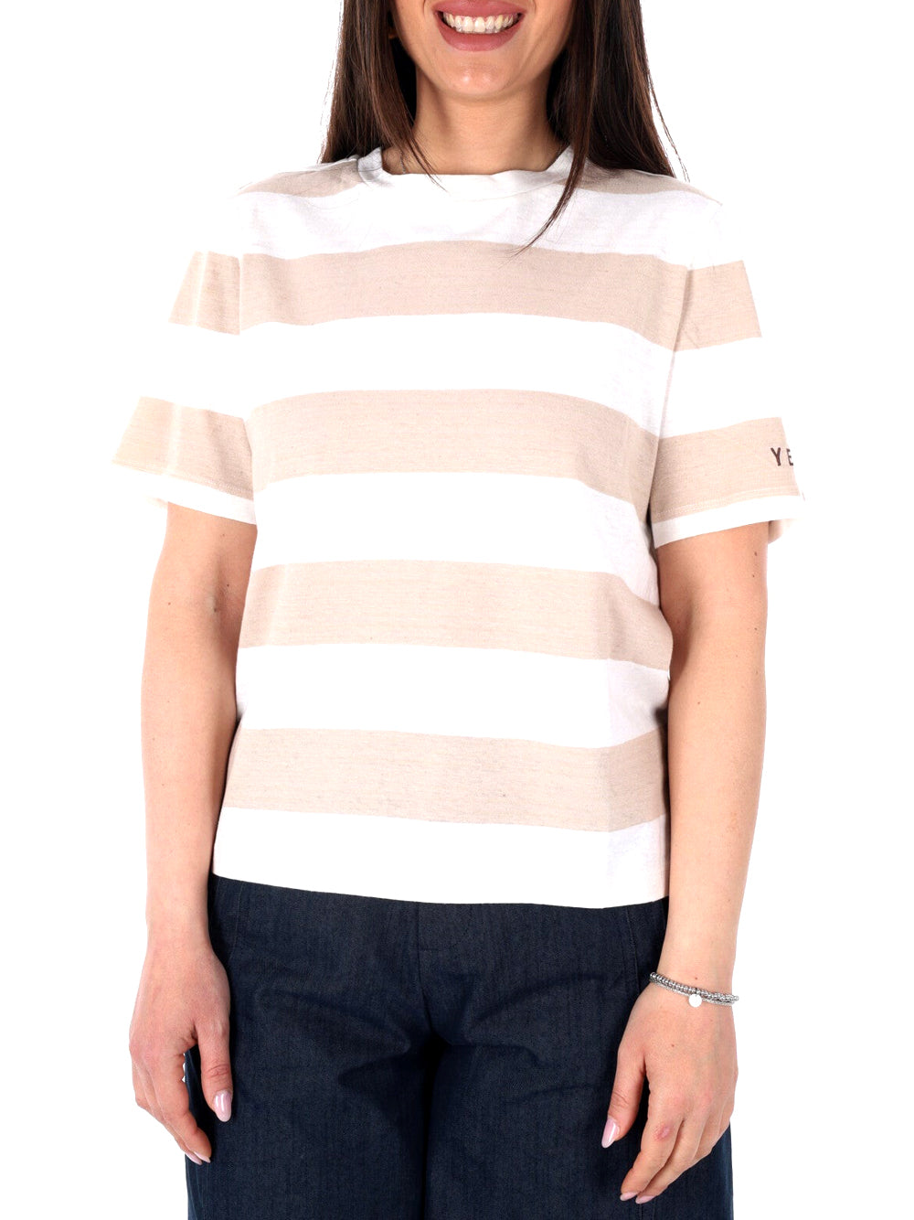 YES ZEE T-shirt Donna - Beige modello T265SR00