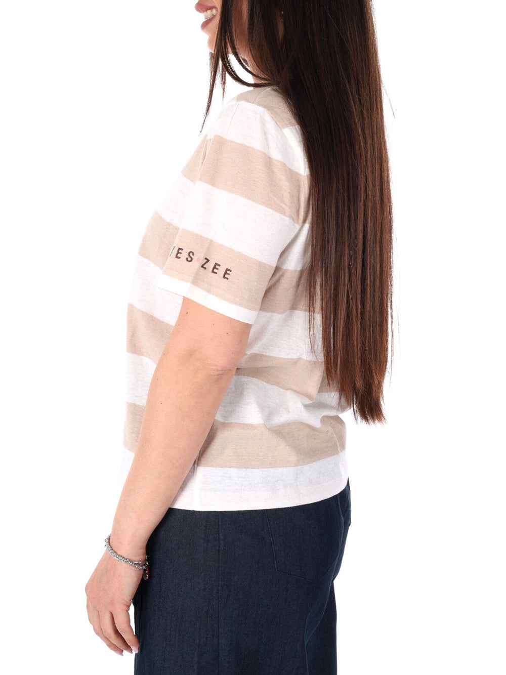 YES ZEE T-shirt Donna - Beige modello T265SR00