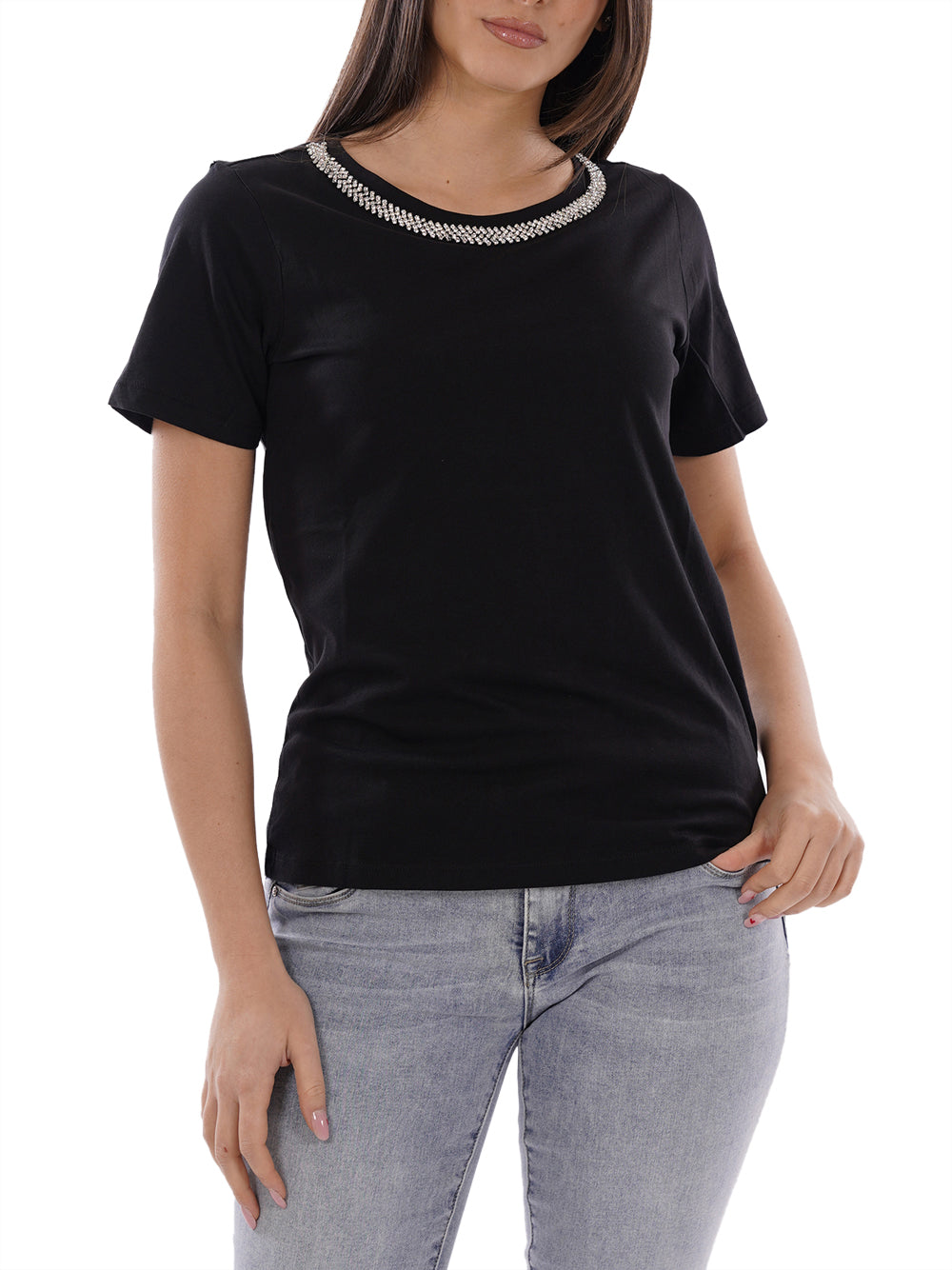 YES ZEE T-shirt Donna - Nero modello T267S100