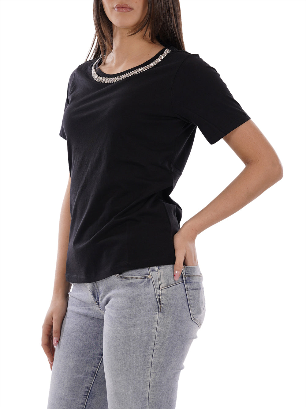 YES ZEE T-shirt Donna - Nero modello T267S100