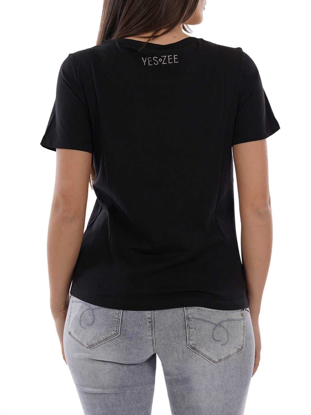 YES ZEE T-shirt Donna - Nero modello T267S100